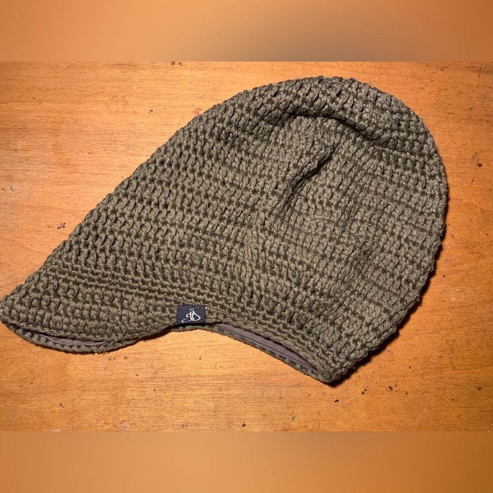 Handmade %100 Organic Cotton Dread Tam (Green)